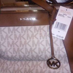 Michael Kors Brown Tote Bag